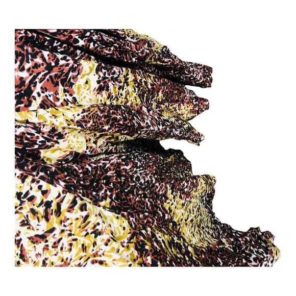 Grace Dresses Womens Animal Print Flared Mini Dress A Line Cap Sleeves Large - Picture 3 of 8